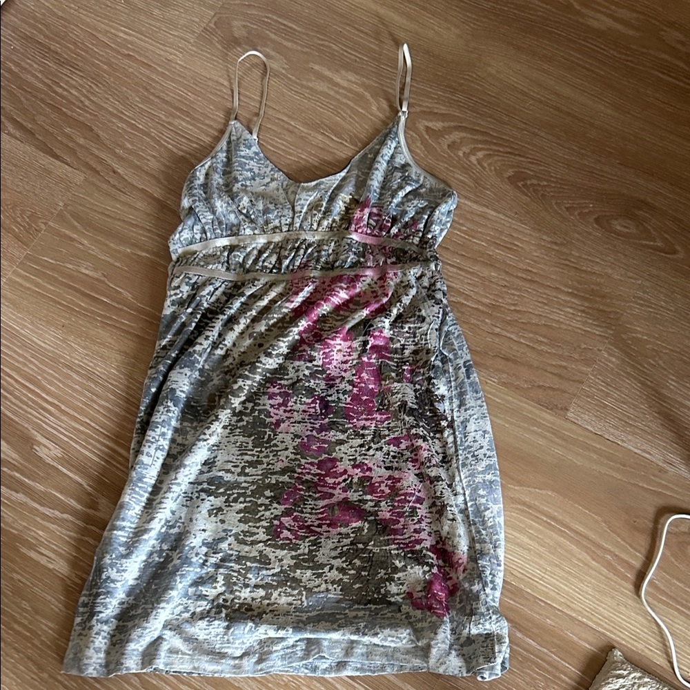 Kismet Gray and Pink Dress